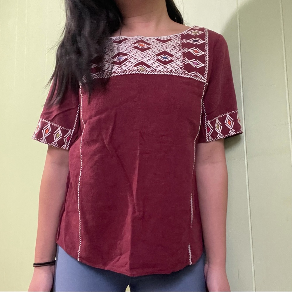 Embroidered blouse
